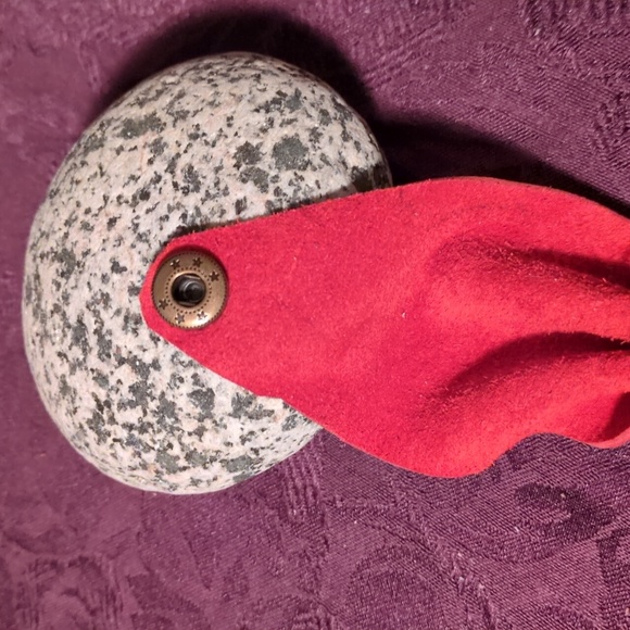 NEW! Handmade Genuine Leather Bow Bracelet #014 Red Antique Gold - Picture 4 of 12